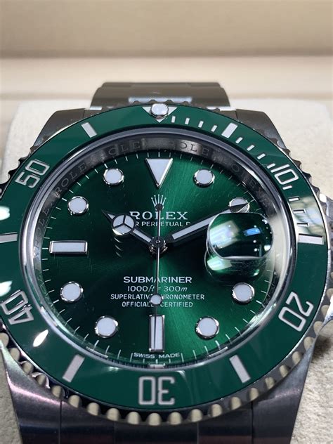 rolex submariner mens watch 116610lv|rolex hulk 2020 prices.